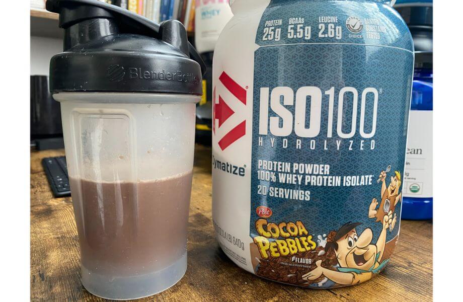 dymatize iso 100 whey protein powder